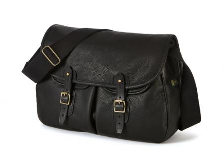 Ariel Trout Large Leather Bag by Brady black rear view