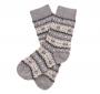 Barbour Beckley Fairisle Sock for Ladies in grey