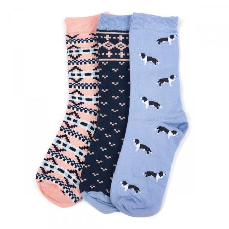 Barbour Collie Fairisle Sock Selection LAC0162MI11