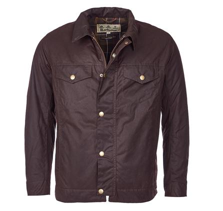 Barbour Drovers Wax Jacket in rustic brown at Cox the Saddler