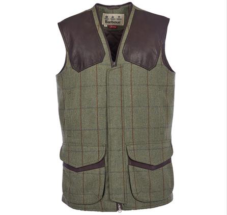 barbour tweed waistcoat