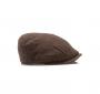 Barbour Gamefair Waterproof Flat Cap in medium olive