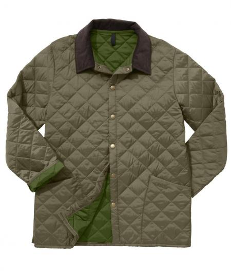 Barbour Liddesdale Jacket in Green with turf green lining Lining MQU0001