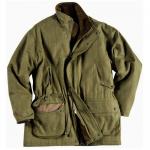 Barbour Lightweight Washable Berwick Tweed Jacket Olive with orange overcheck shown