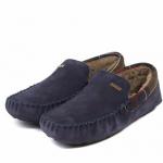 In Stock:
Navy Suede: 7, 8, 12
Charcoal Grey: 9
Barbour Monty Slipper in blue suede MSL0001