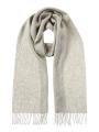 Barbour Plain Lambswool Scarf in light grey melange