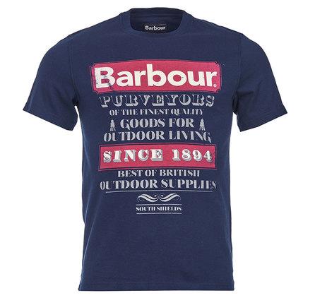Barbour Purveyor T-Shirt in Navy