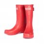 Barbour Short Primrose Festival Wellington Boot in tartan red