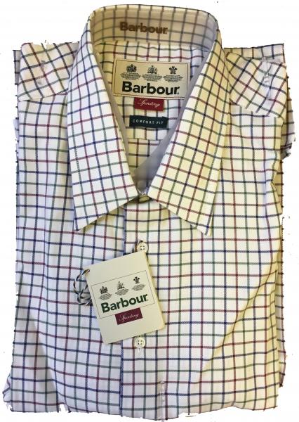 Barbour Sporting Tattersall Shirt with Classic Collar MSH2197RE75