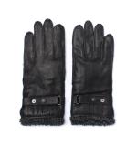Barbour Tindale leather glove in black