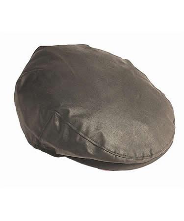 barbour wax flat cap black