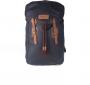 Barbour Wax Leather Backpack in Navy blue