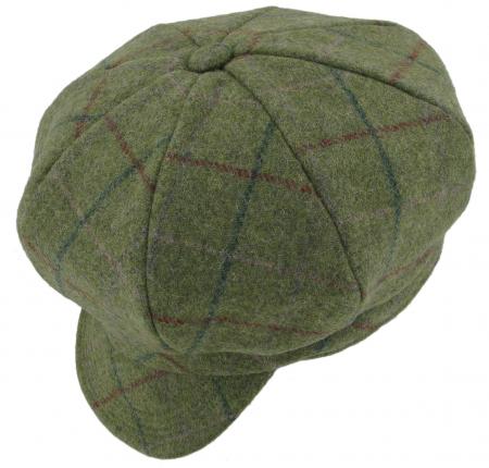 barbour baker boy hat olive