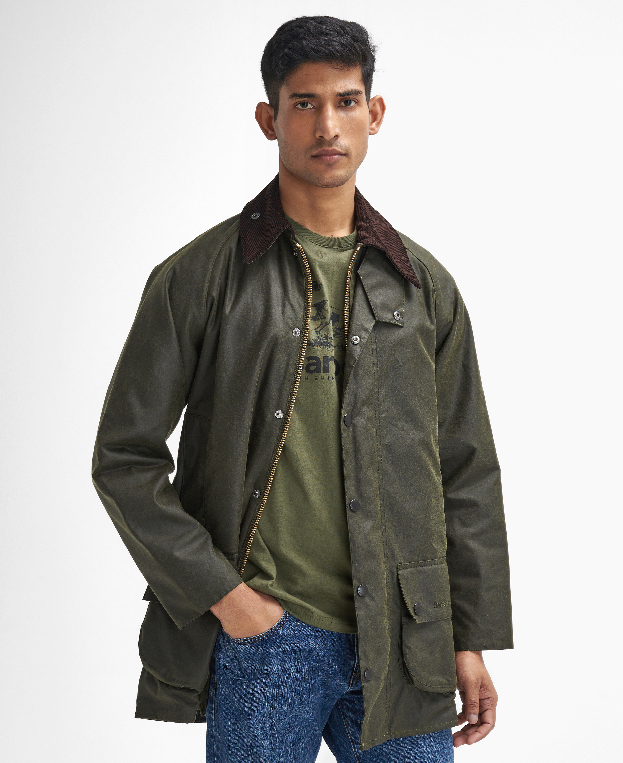 Barbour Beaufort Original Waxed Cotton Jacket MWX0017