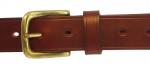 Bisley Plain Leather Belt in brown