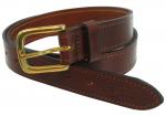 Bisley Stitched Leather Belt in brown
