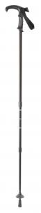 Black Adjustable Trekking Pole with Shock Absorber