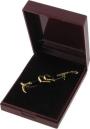 Black Double Stirrup Stock Pin