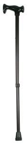 Black height adjustable Escort Walking Cane 4807