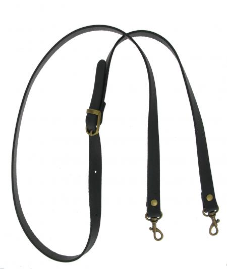 Leather Shoulder Strap in black or brown CSS1 - colours