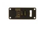 In Stock:
Yes
Black Presto 3 Dial Combination Briefcase Lock, left