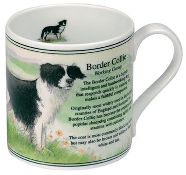 Border Collie Bone China Mug