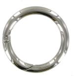 Brass, Antique Brass or Chrome Spring Gate Ring 66mm CR5