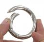 Brass, Antique Brass or Chrome Spring Gate Ring 66mm CR5