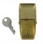 Brass Cheney key lock