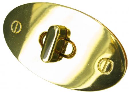 Brass Finish Handbag Turnclasp CTL2