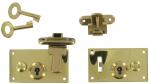 Brass Key Lock Set 