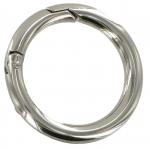 Brass or Chrome Spring Gate Ring 52m CR2