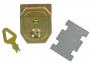 Brass Soft Briefcase Key Lock CL1