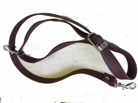 Brown Leather Shoulder Strap FINST003