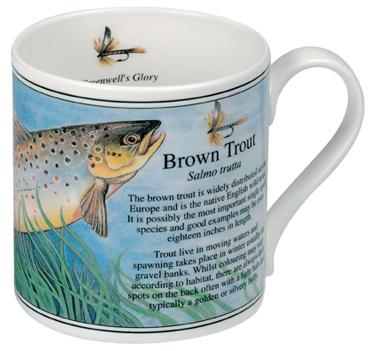 Brown Trout Bone China Mug