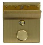 Brushed Brass Soft Briefcase Key Lock CXLK1