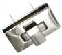 Chrome Turn Lock for handbags 40mm x 29mm CXTL11