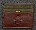 Chukka Leather and Waxed Canvas Slim Card Holder TH1745CHK CWC4