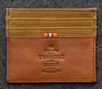 Chukka Leather & Waxed Canvas Slim Card Holder TH1745CHK CWC2