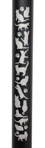 Classic Canes Cat print derby walking stick 4838