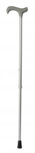Classic everyday derby, adjustable walking stick in silver
