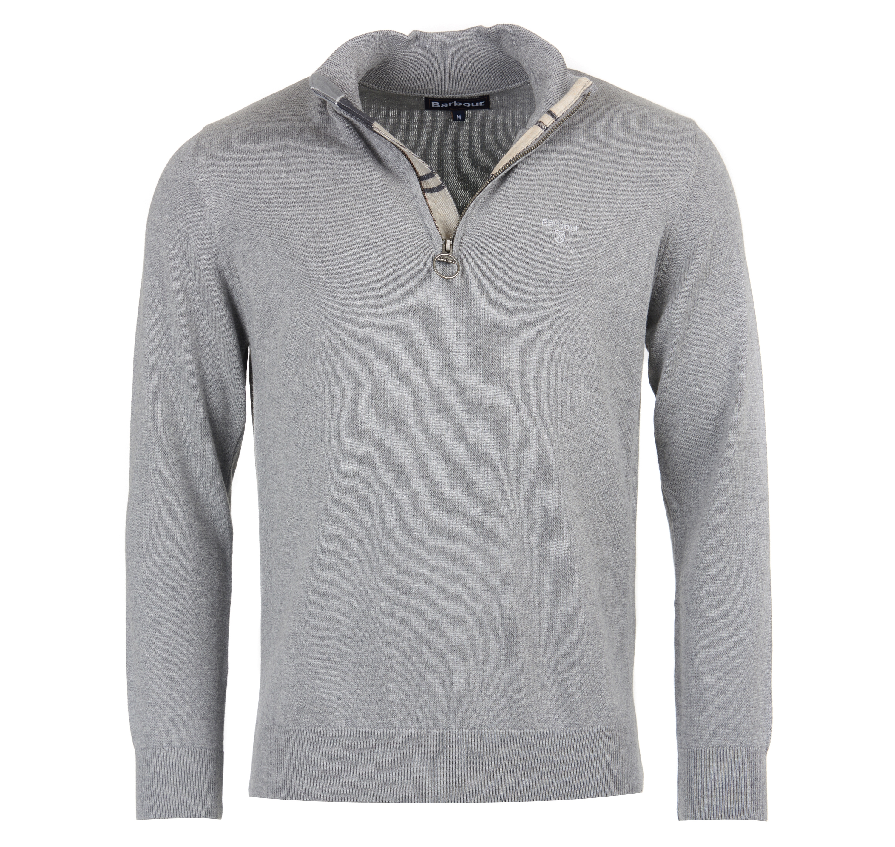Barbour half zip jumper navy sales