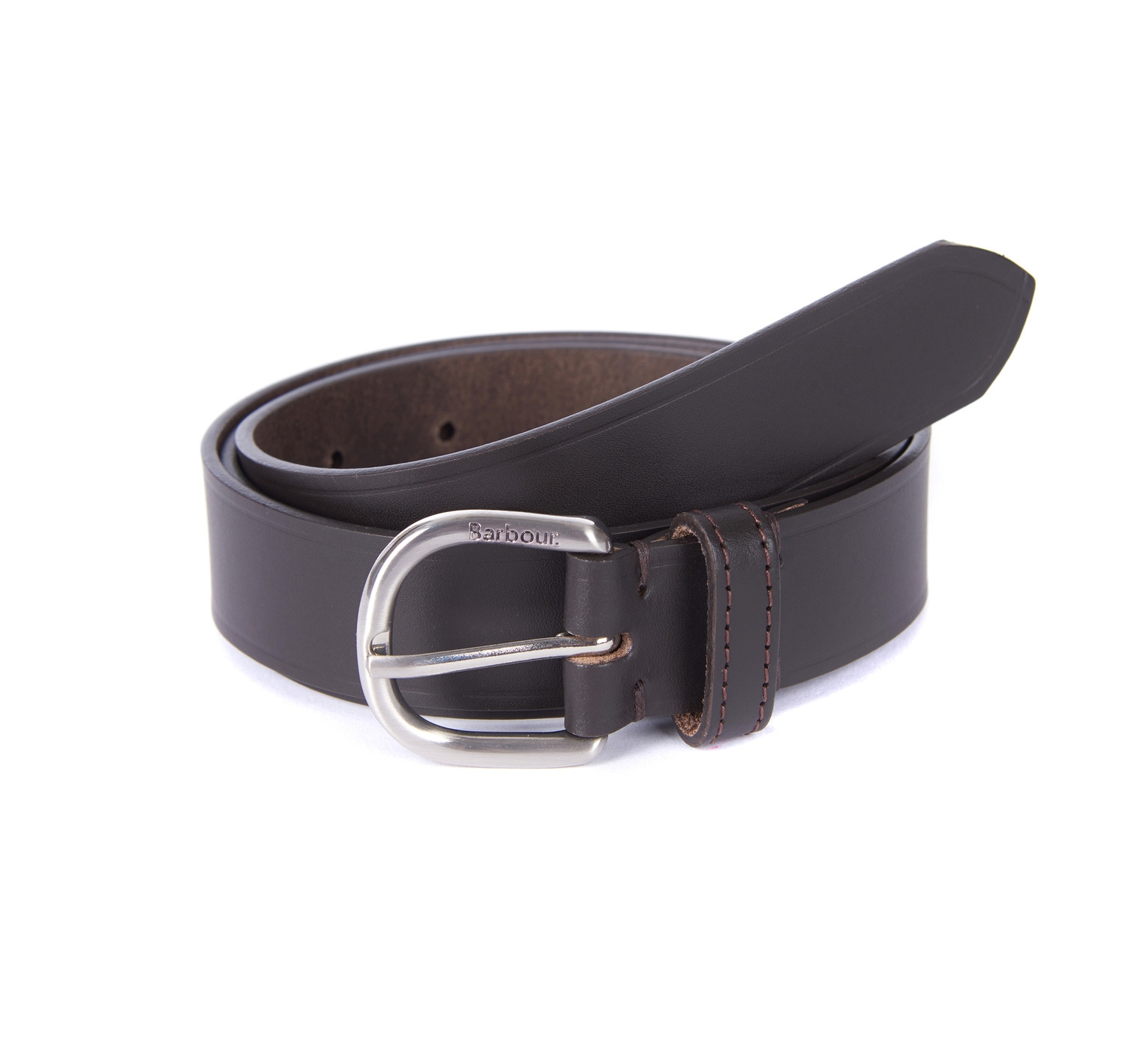 Barbour Dark Brown Ladies Leather Belt at Cox the Saddler