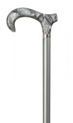 In Stock:
Yes
Derby Handled Walking Cane with Silver Pearlised Handle