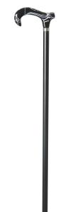 Derby Walking Cane with Black and White Handle 5103E