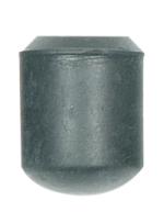 Domed rubber ferrule for folding seats type B B