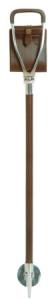 Eventer Fixed Height Shooting Stick with brown leather seat
