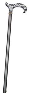 In Stock:
Yes
Extending Derby Cane with Marbled Black Acrylic Handle