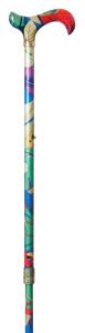 Extending Derby Walking Cane Tropicana Parrot design 4641J