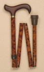 extra long folding derby walking stick